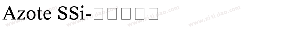Azote SSi字体转换